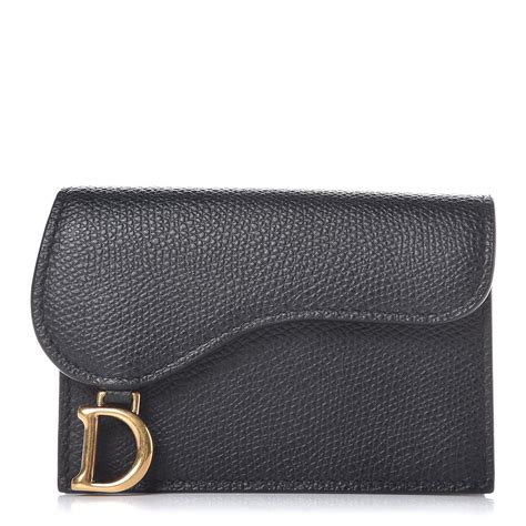 dior mens wallet card holder|christian dior saddle card holder.